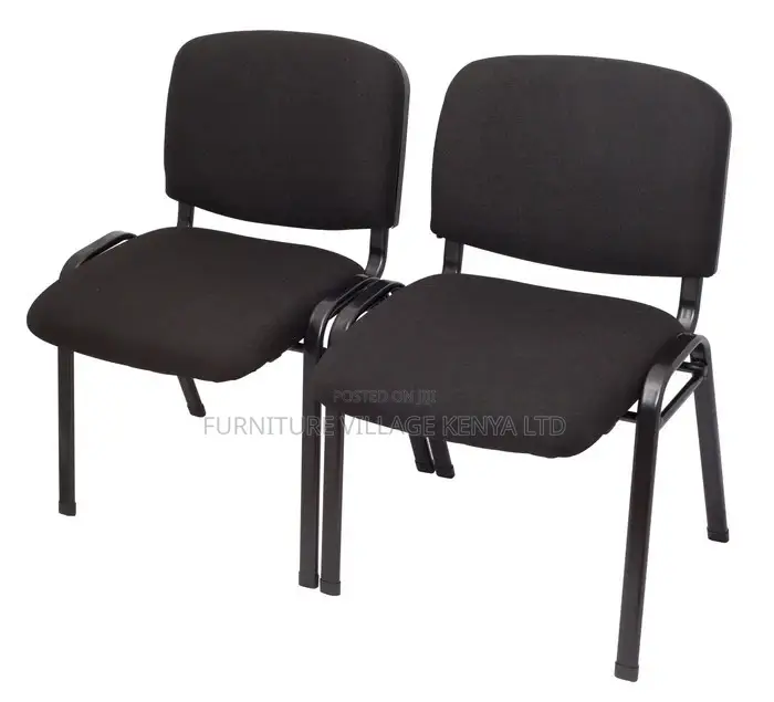 Office Chair: Tosca Space-Saving Visitor Fabric Chair