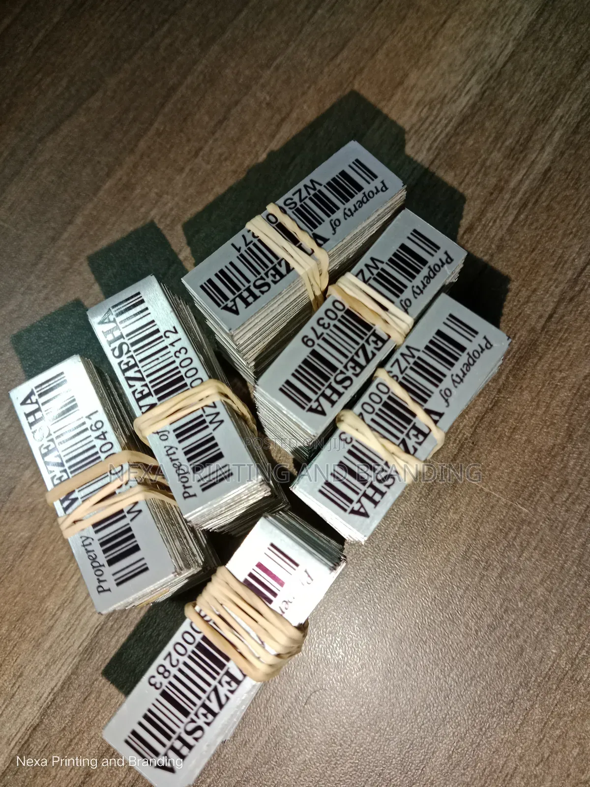General Barcoded Assets Tags