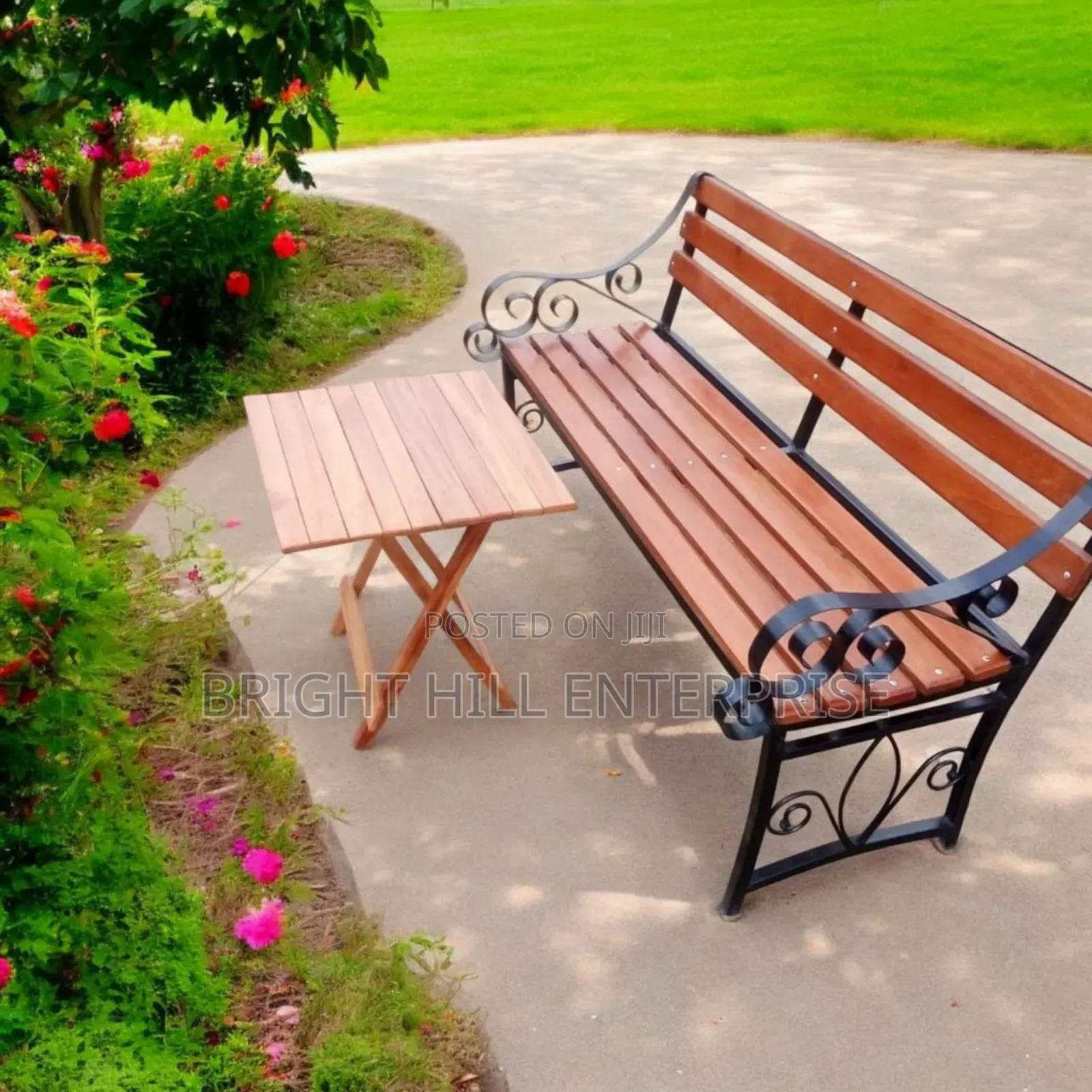 Garden Bench Set