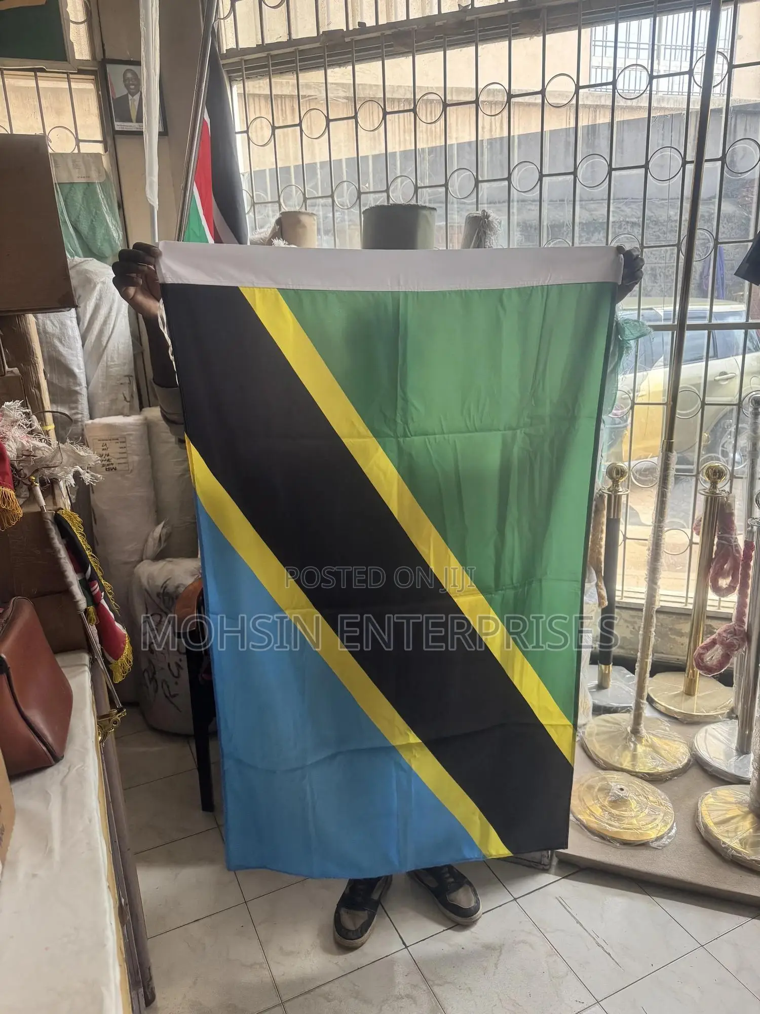 Tanzania Professional Good Quality Flags 100cm by 150cm
