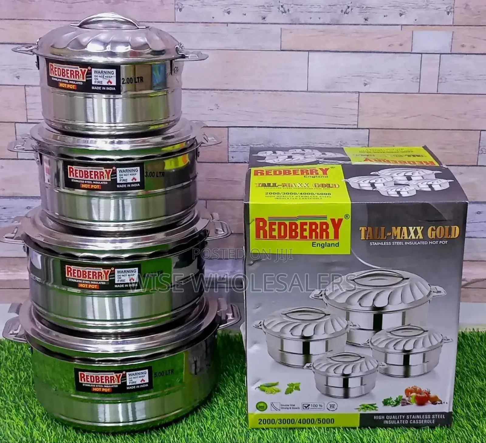 *Tall Maxx Stainless Steel Hotpots*