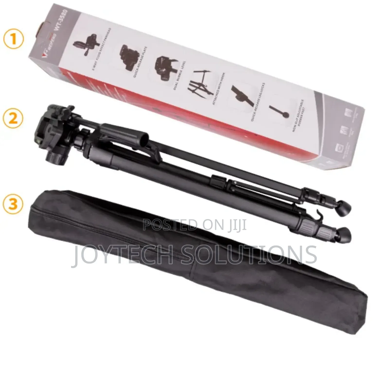 Camera Video Tripod Stand With Aluminium Alloy Handle