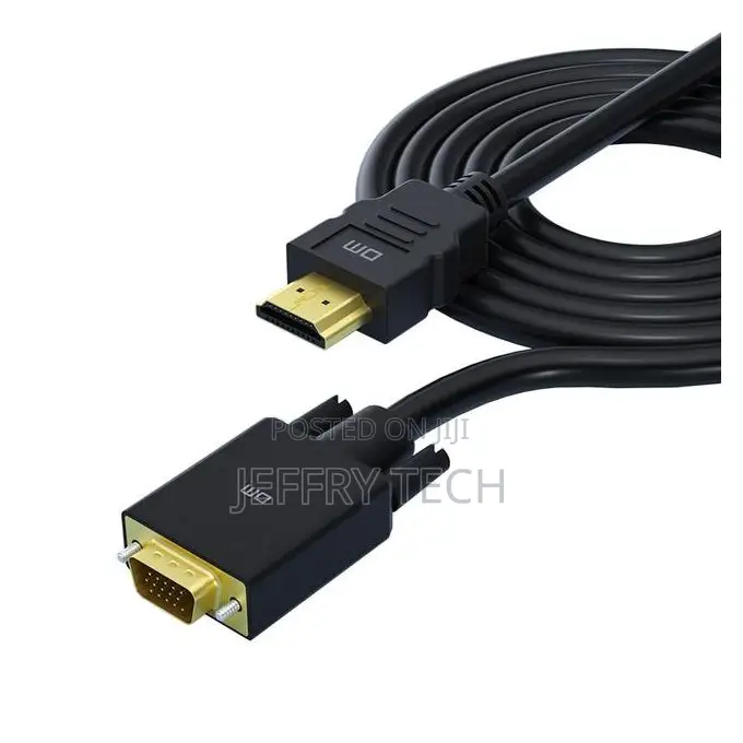 Hdmi Cable Hdmi to Vga 1080p Hd With Audio Adapter Cable
