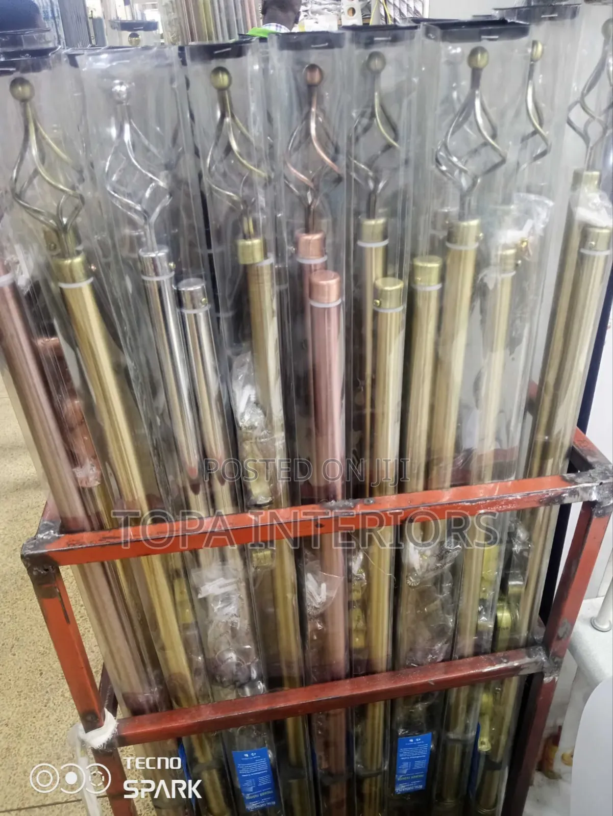 Imported Adjustable Curtain Rods for Windows and Doors