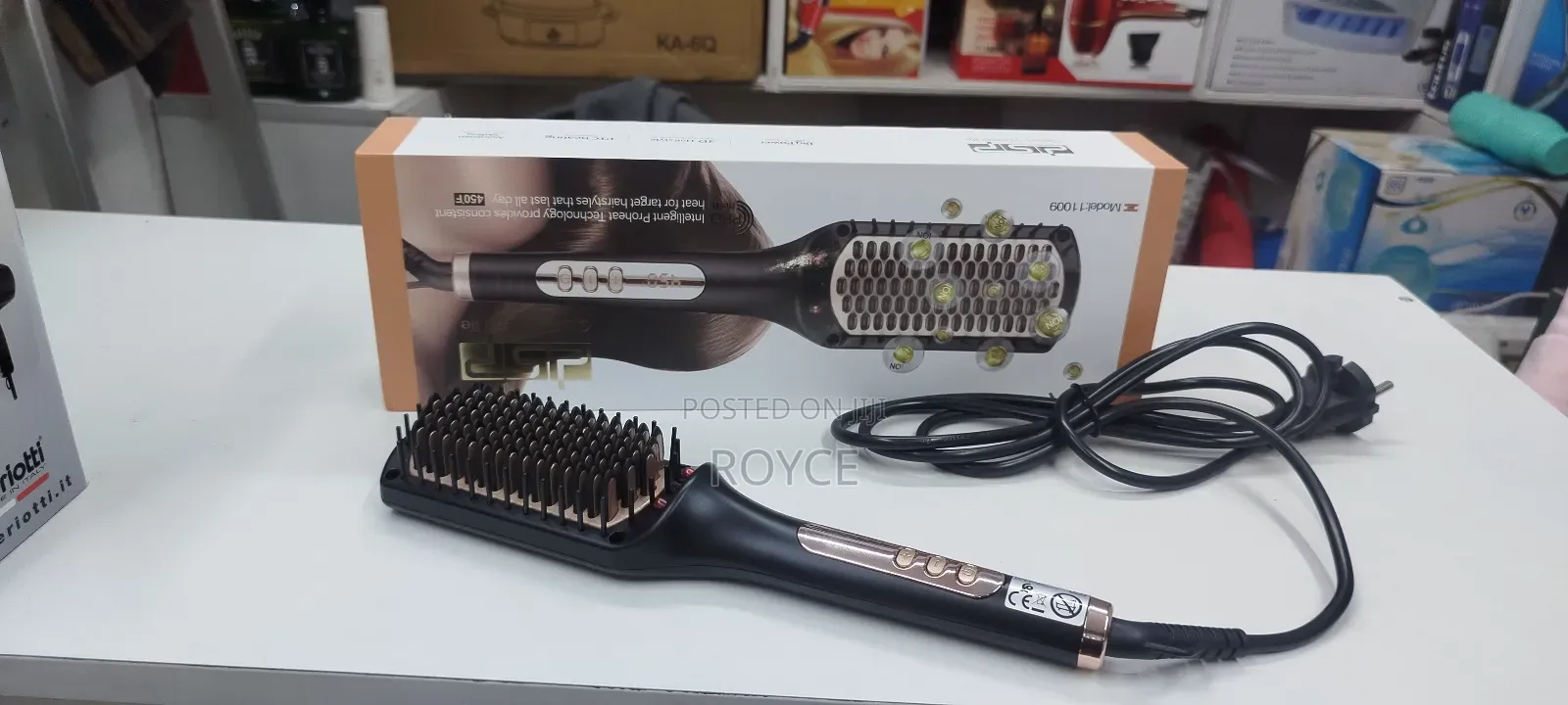 Anti-Scald Hair Brush