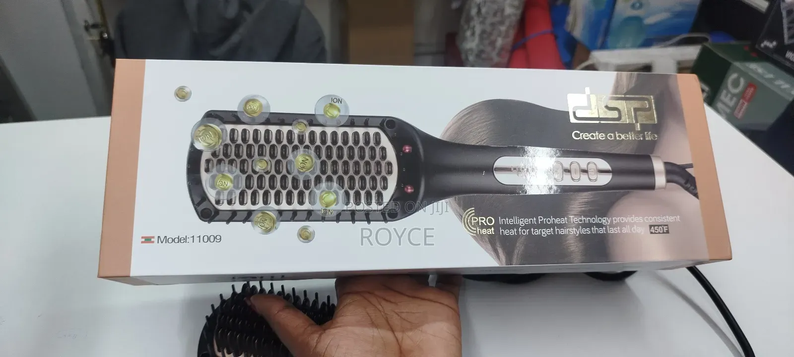 Anti-Scald Hair Brush