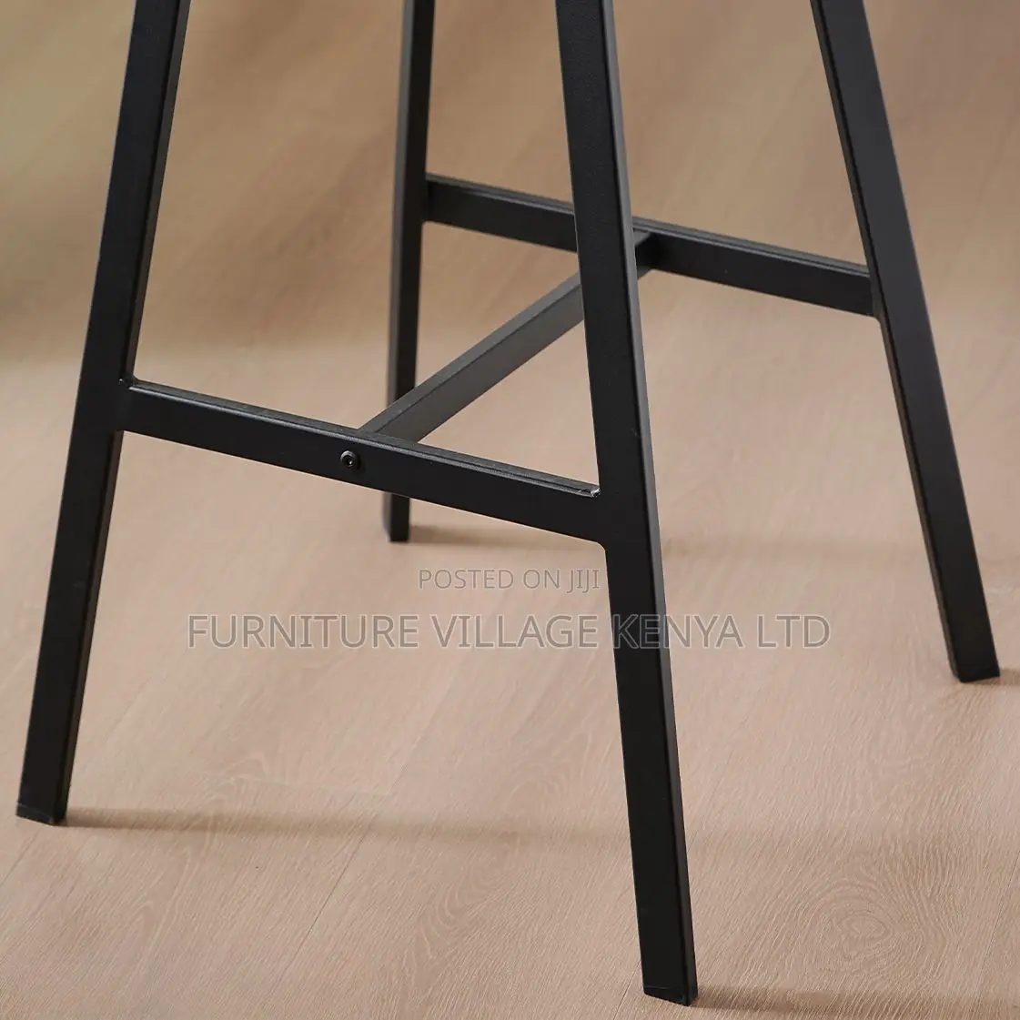 Office Stool: Modern Tan Pub Stool With Bucket Seat