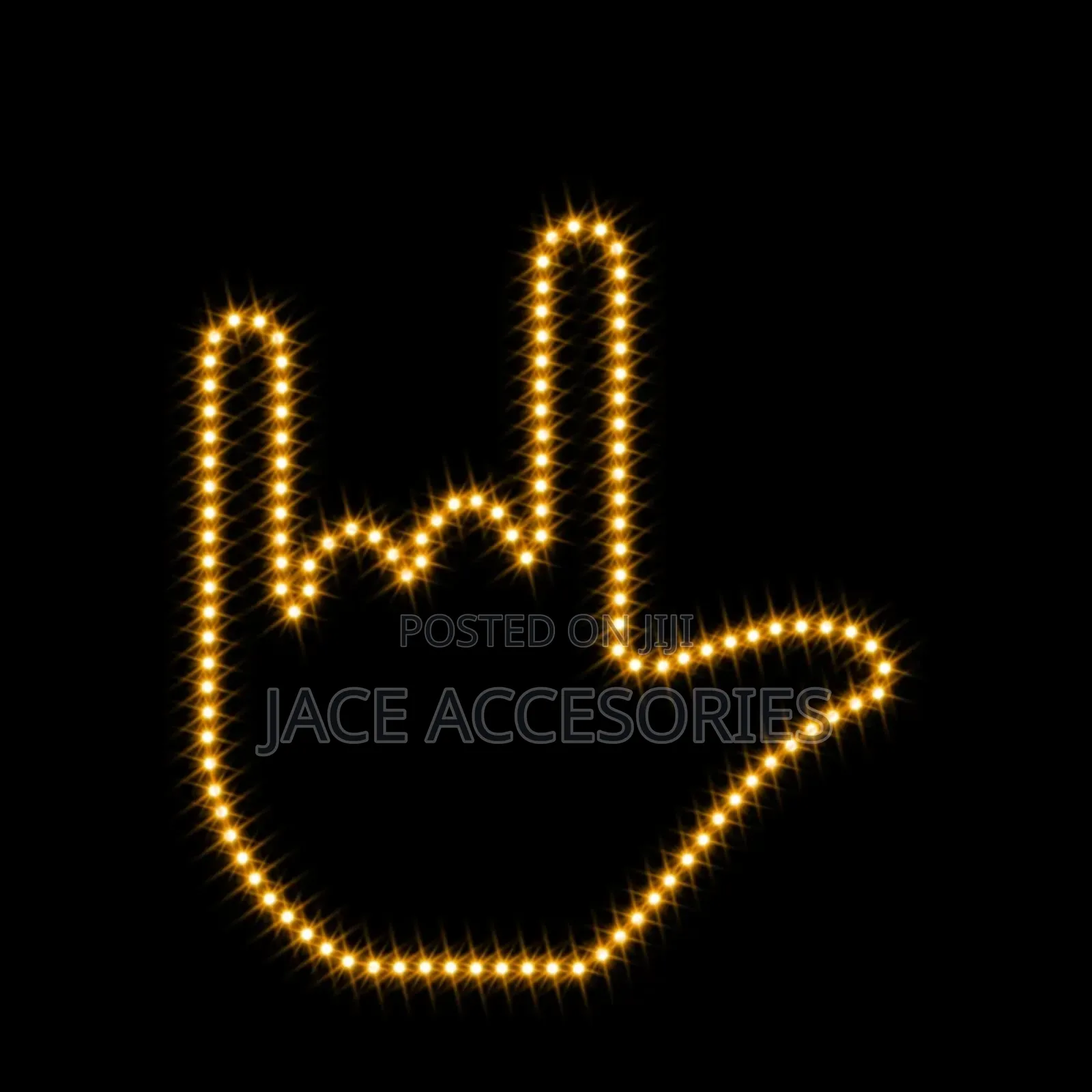 Universal  Car Window Middle Finger Gesture  Lights