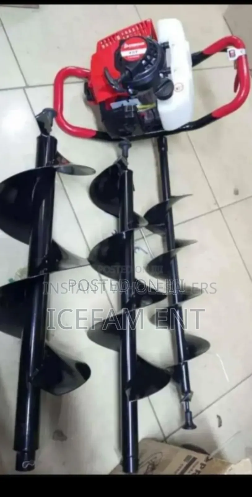 4 Stroke Earth Auger Machine