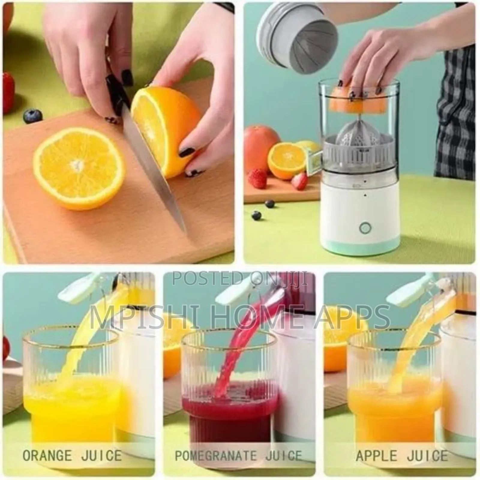Rechargeable Electric Citrus Juicer