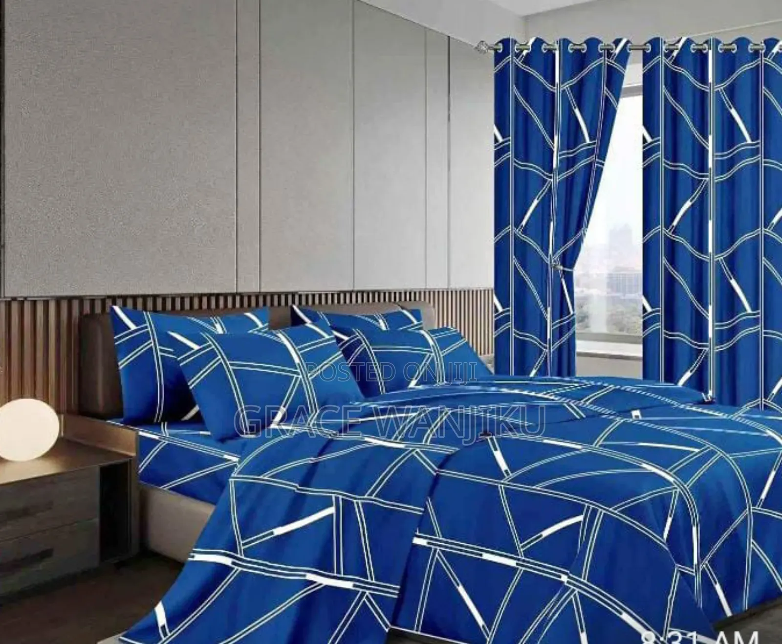 _7 Pc Curtain Duvets