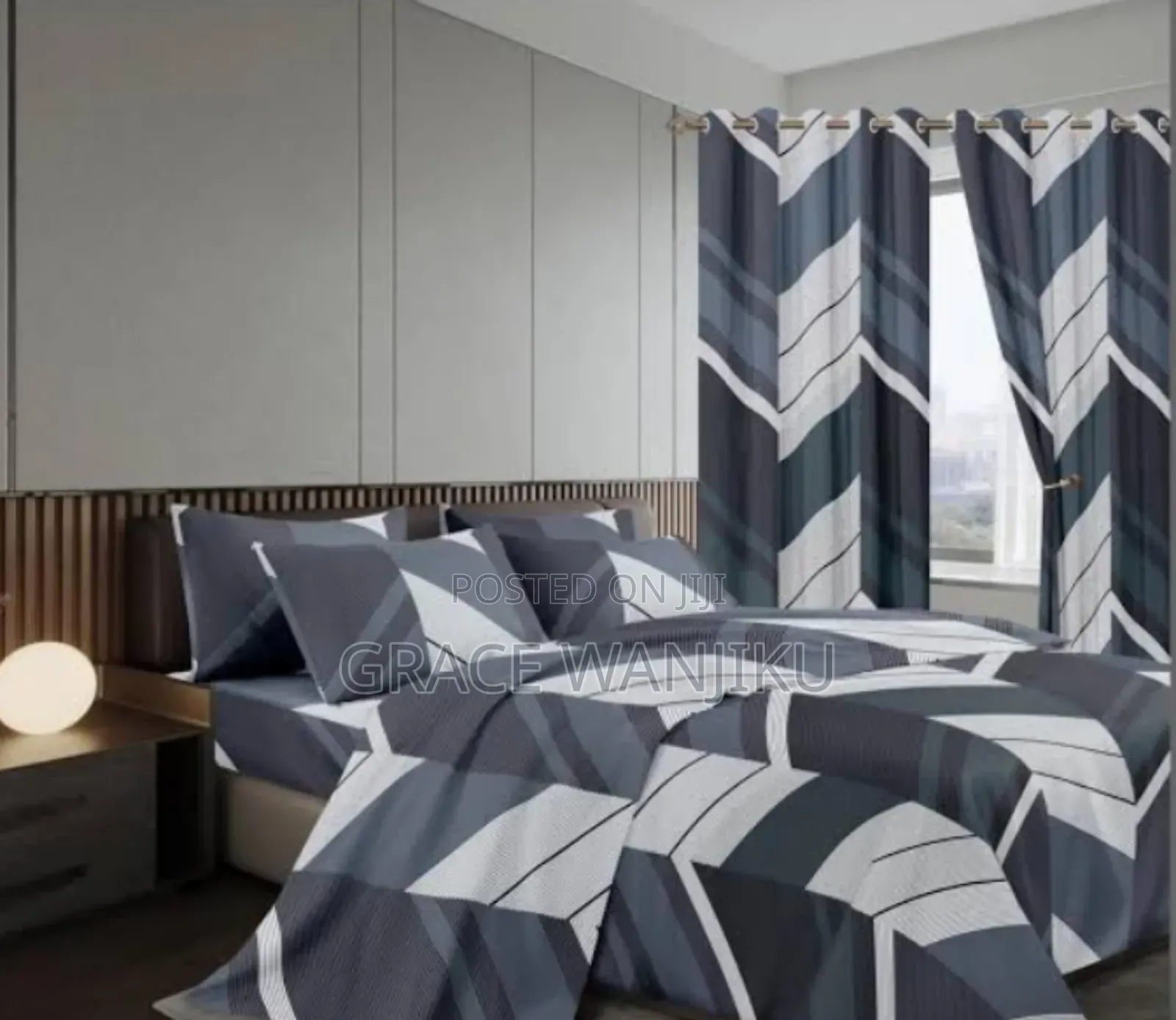 _7 Pc Curtain Duvets