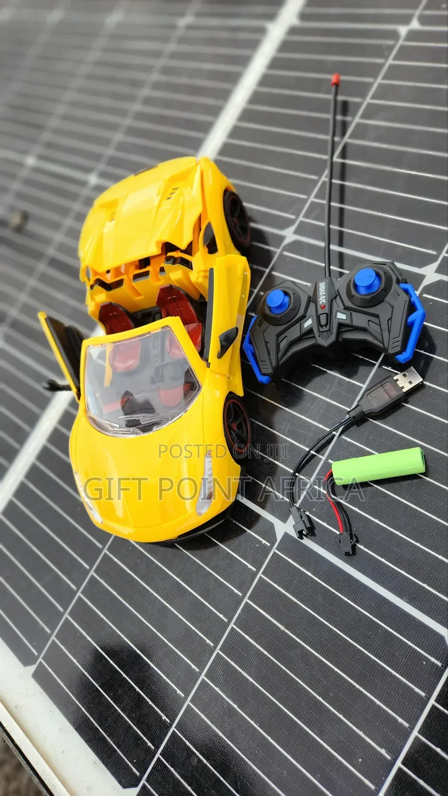 Yellow Lamborghini Rechargeable Remote Control Toy Car