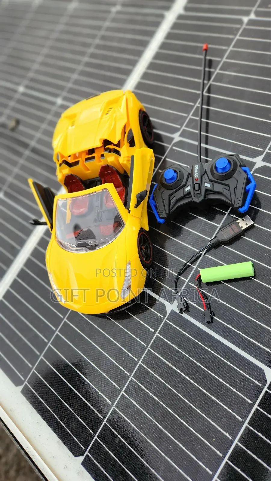 Yellow Lamborghini Rechargeable Remote Control Toy Car