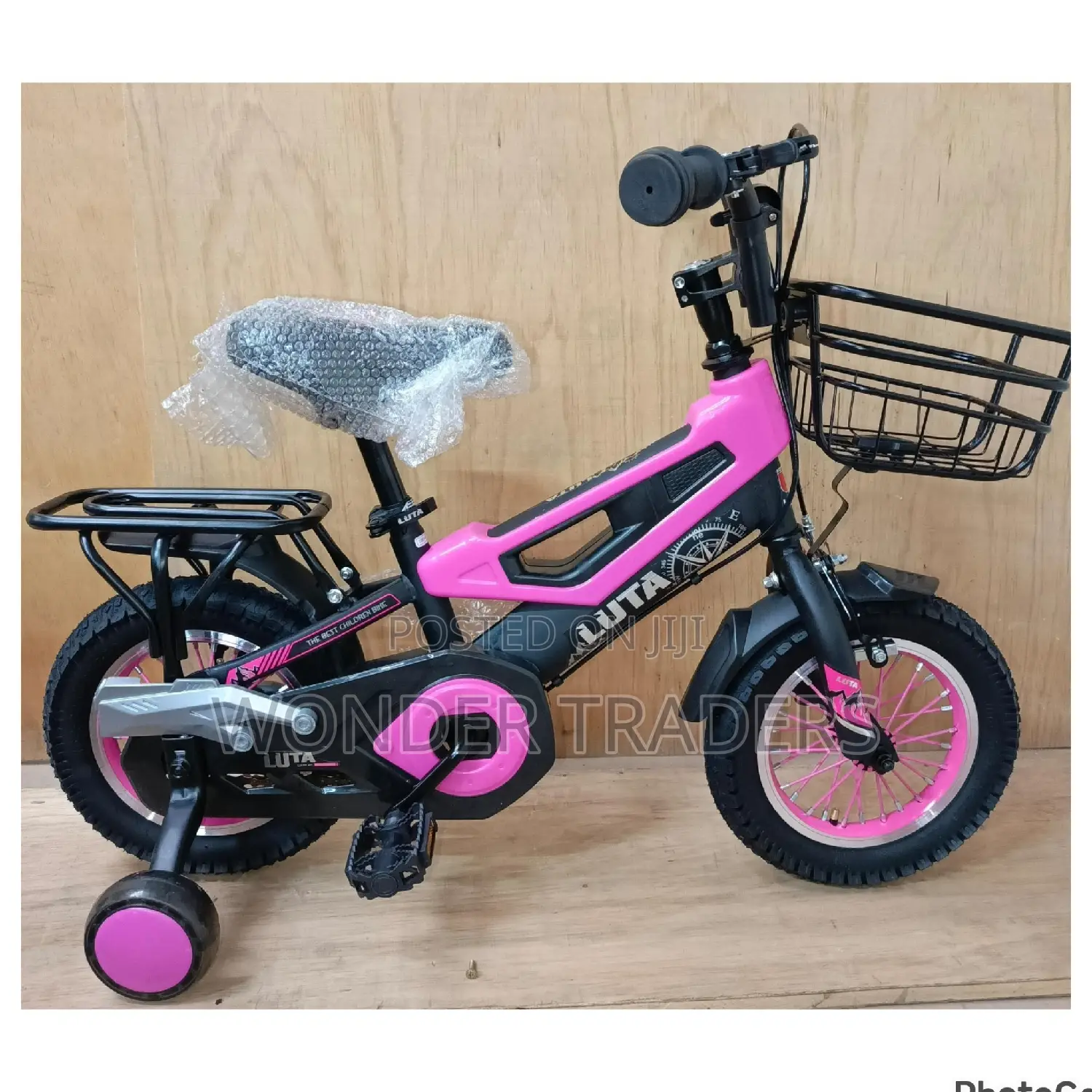 Luta Size 12 Unisex Kids Bicycle ( Pink