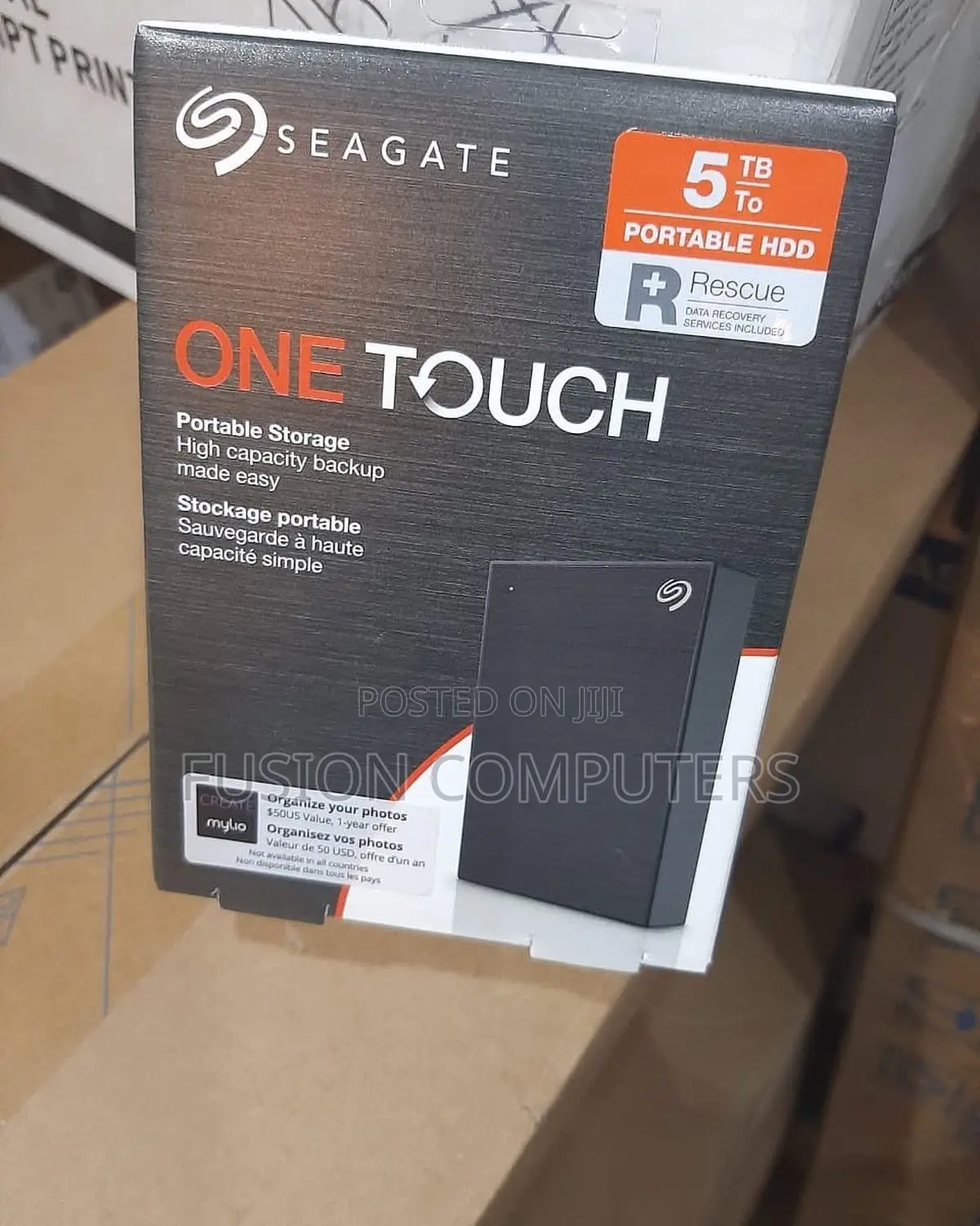 Seagate Portable 5tb One Touch External Hard Drive