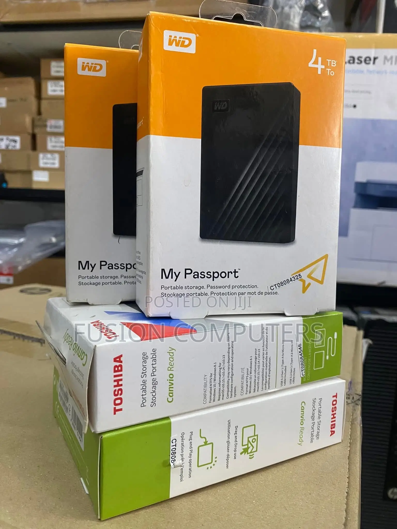 Wd 4tb My Passport External Hard Drive