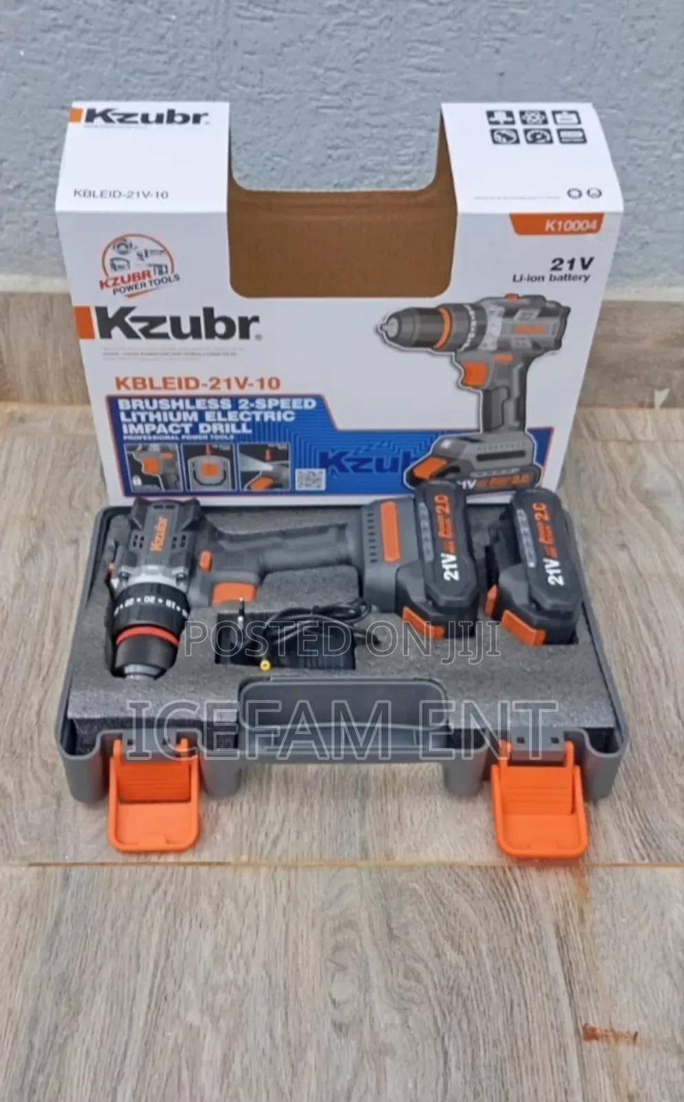 Heavy Duty 21v Cordless Kzubr Drill