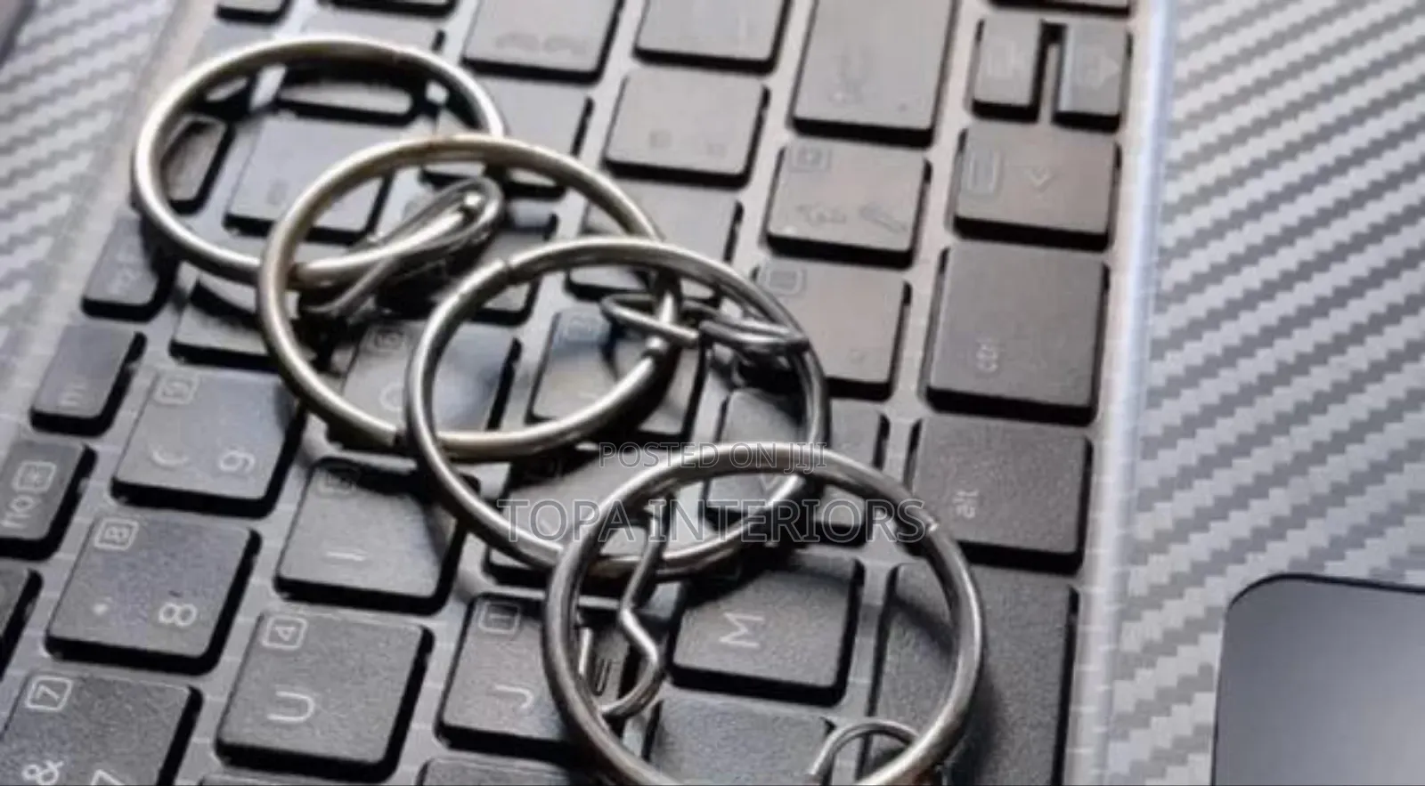 Metallic Circular Drapery Rings for Hooks Curtain Installation
