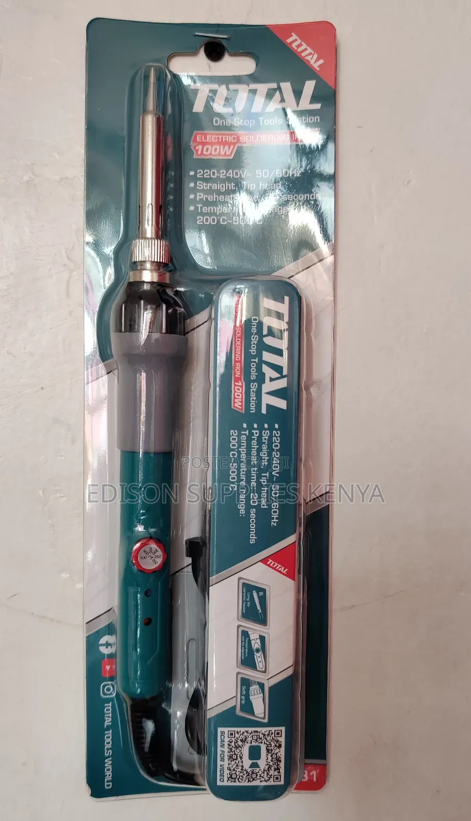 Soldering Iron 100 Watts Total Electric Solder Gun 100w