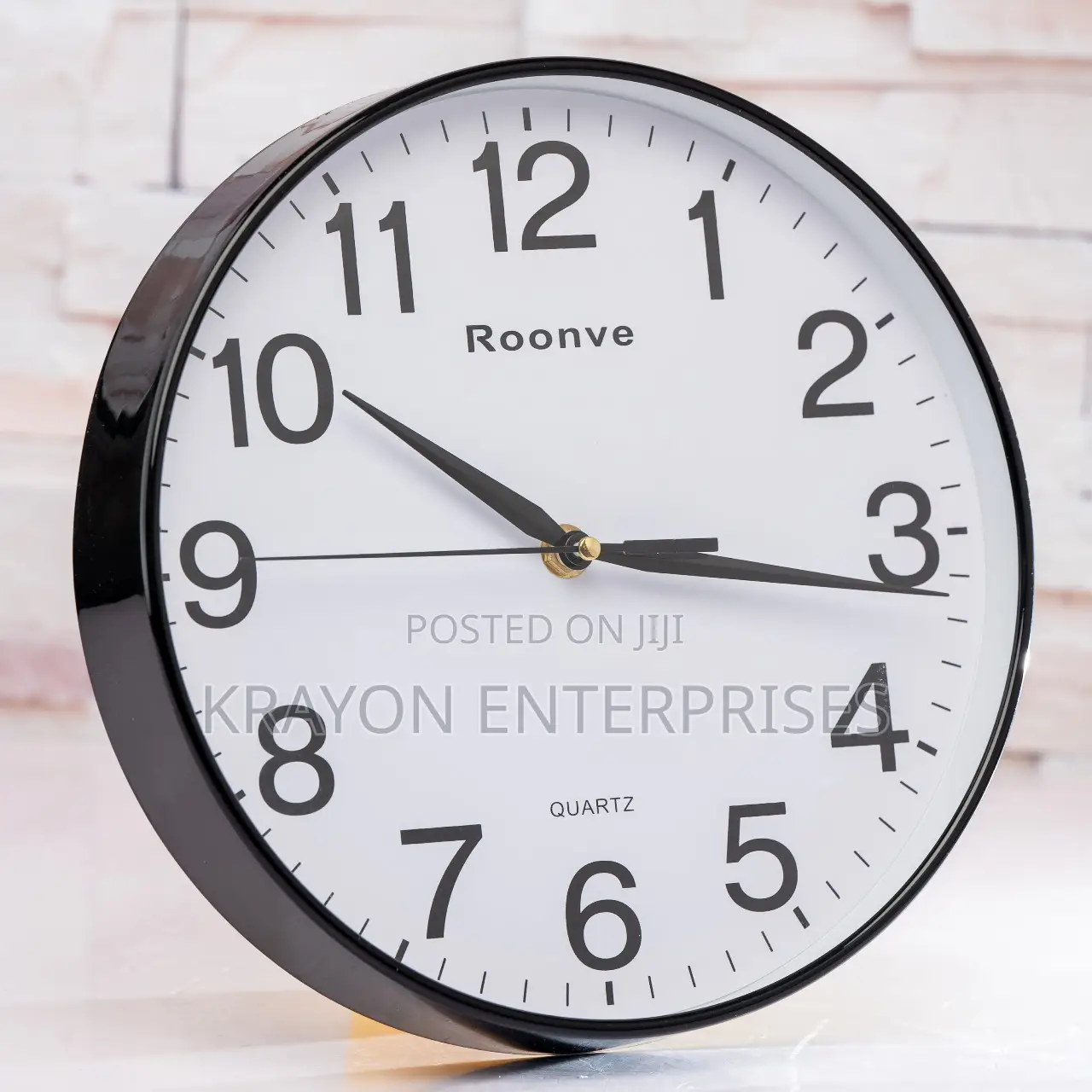 Black Circular Clock