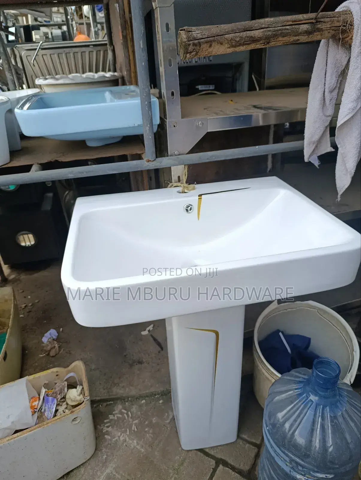 Wash Hand Basin Gold Line