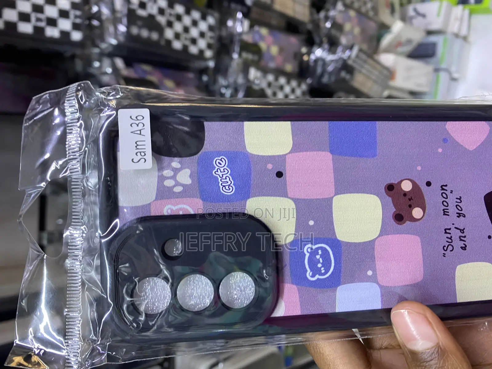 Mxfdegf Samsung Galaxy A36 Wow Tartan Print Cover