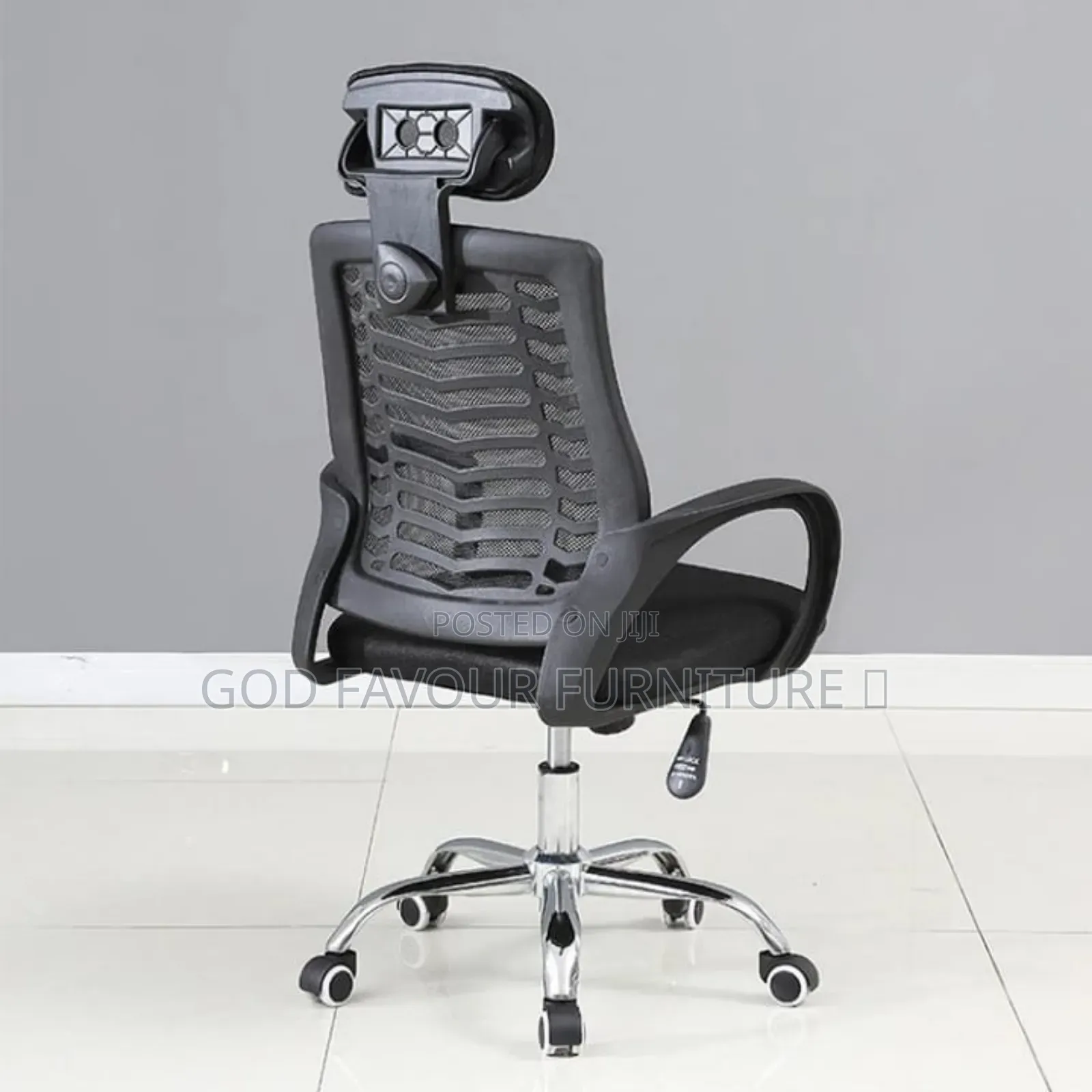 Ergonomic Swivel Headrest Office Chair Jf5rd