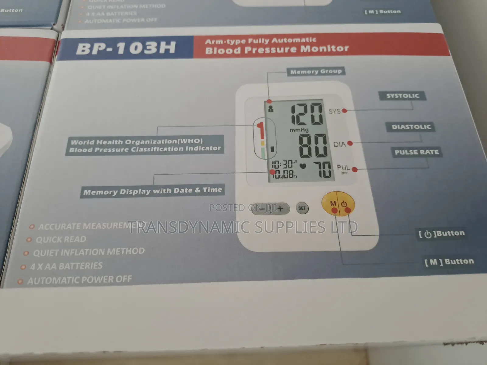 Fully Automatic Blood Pressure Monitor
