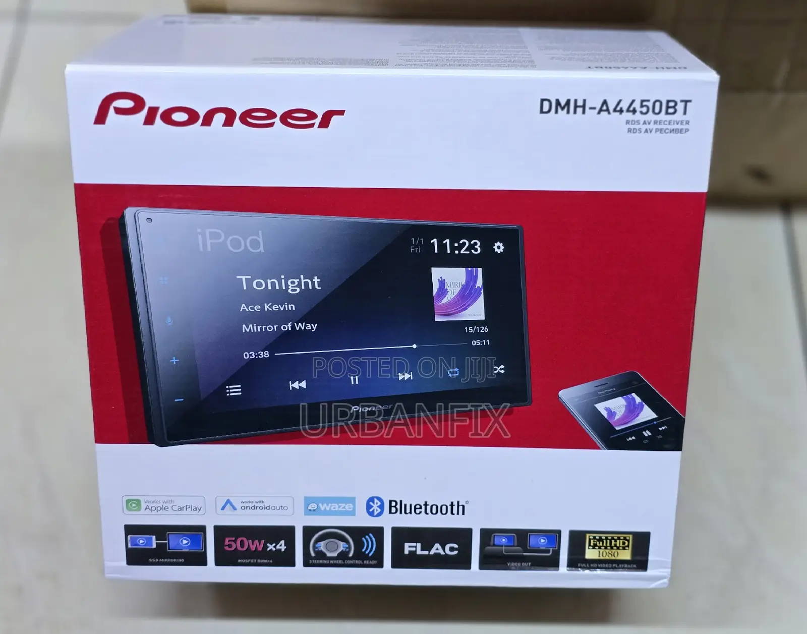 Pioneer DMH-A4450bt Radio Wired Apple Carplay, Android Auto