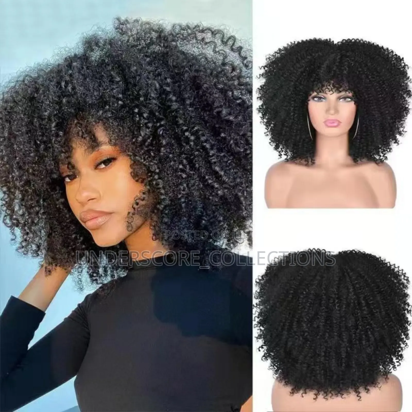 Baby Girl Wear and Go Black Wig