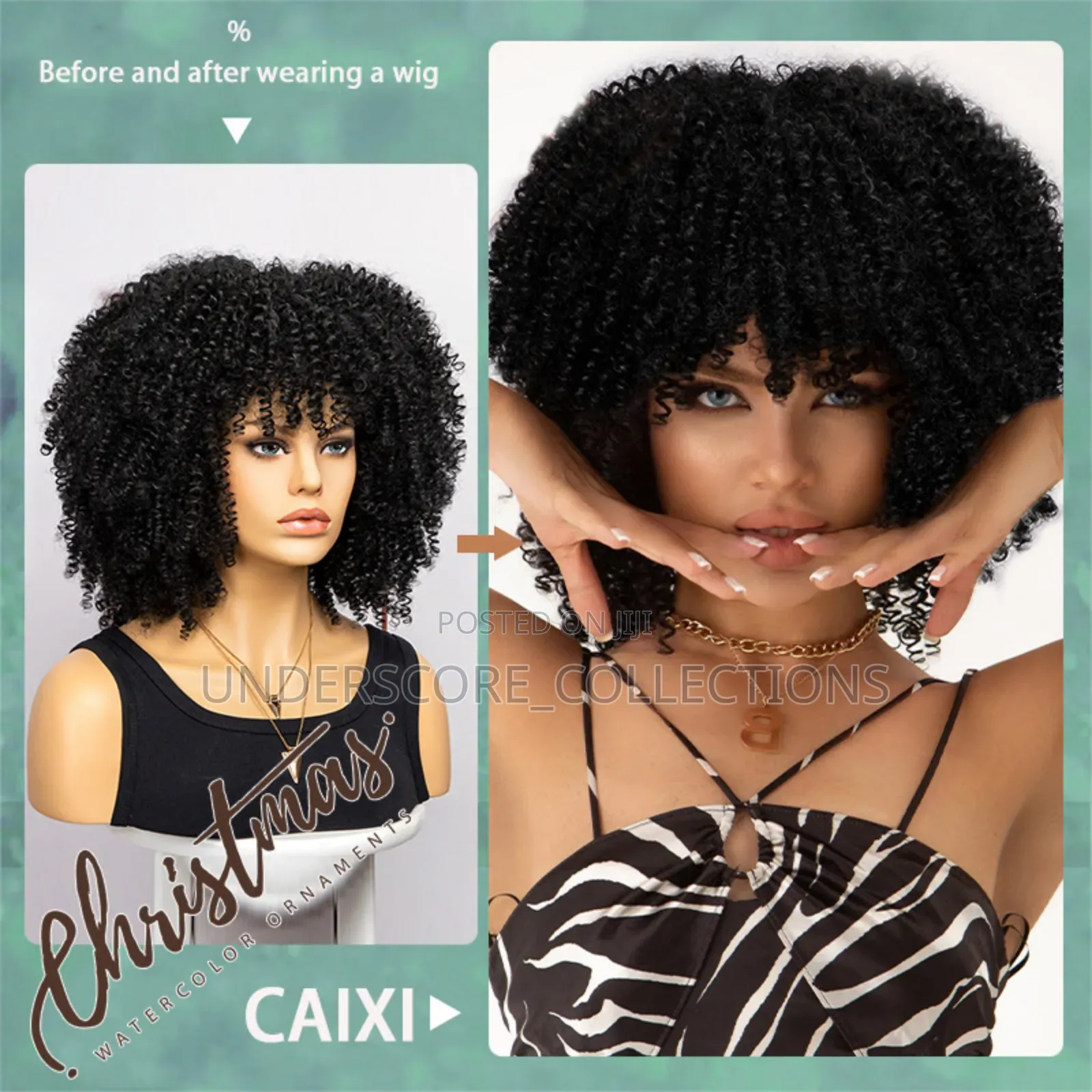 Happy Girl Curly Wig