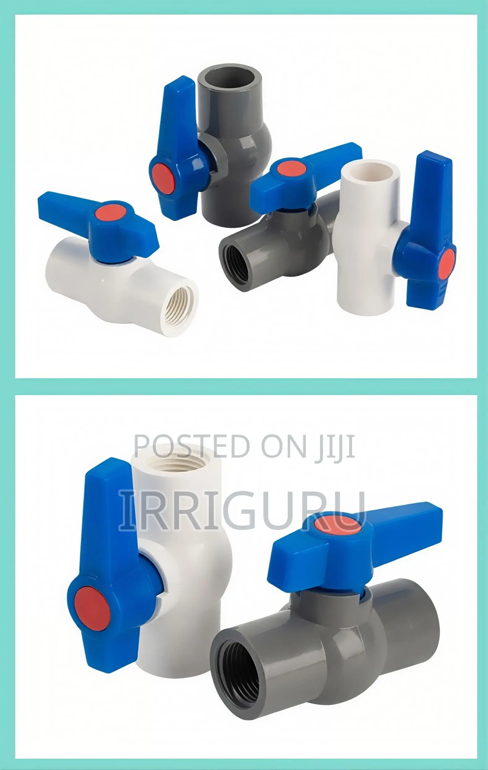 Pvcdouble Sided Internal Thread Valve