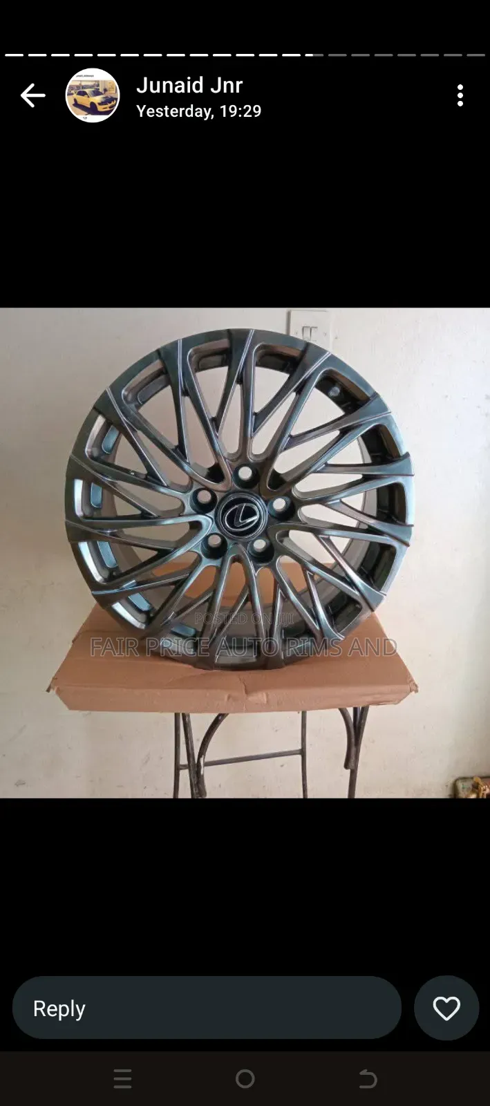Sports Rims Size , 18/5/114