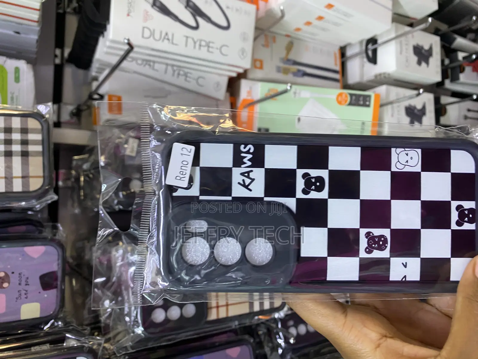 Guaydoyim Classic Checkered Plaid Tartan Oppo Reno 11 Case
