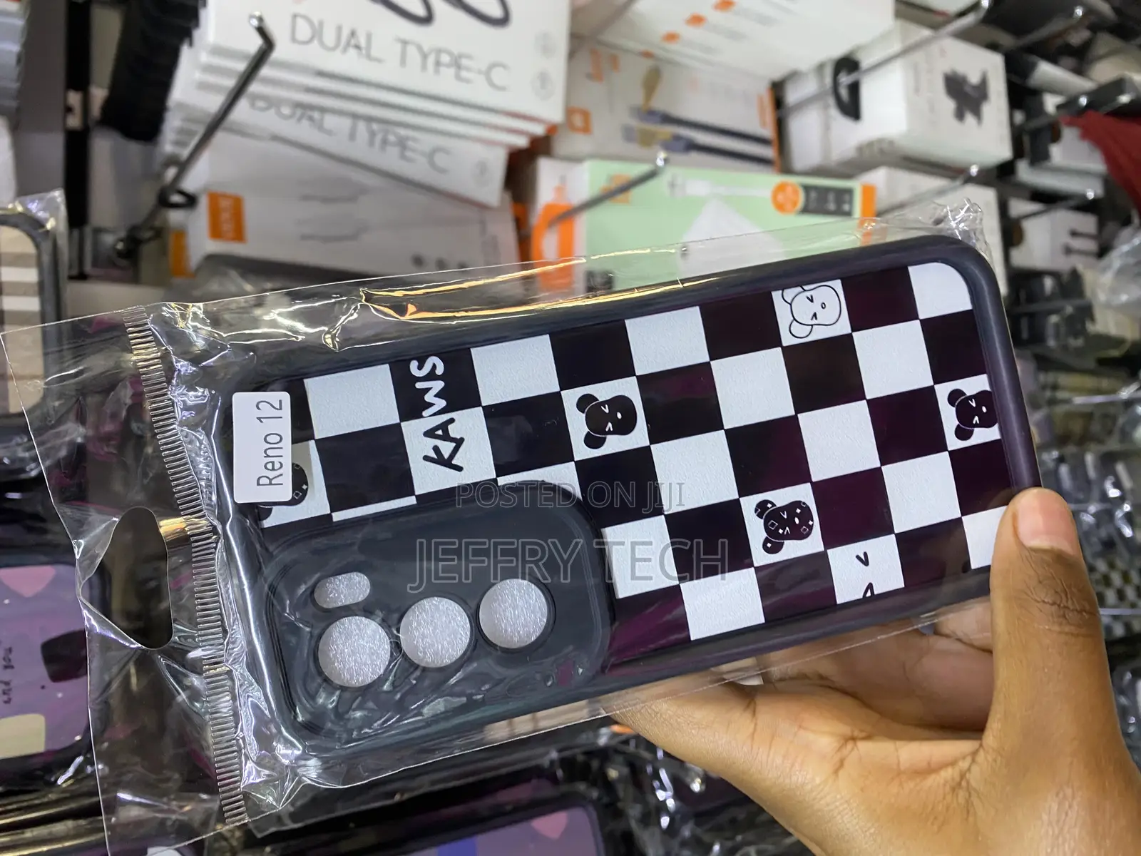 Guaydoyim Classic Checkered Plaid Tartan Oppo Reno 11 Case
