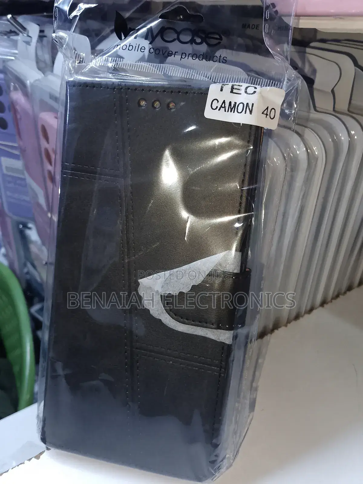 Camon 40 Flip Leather Cover.Fashion Cover