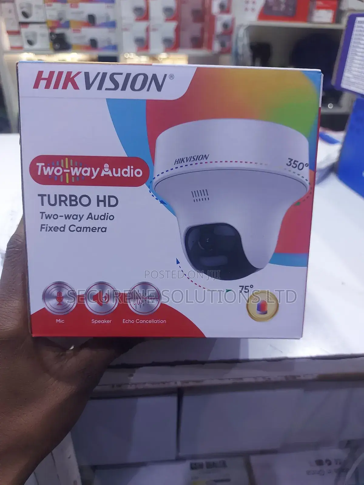 Hikvision 2mp Two Way Audio Siren Fixed Pt Camera