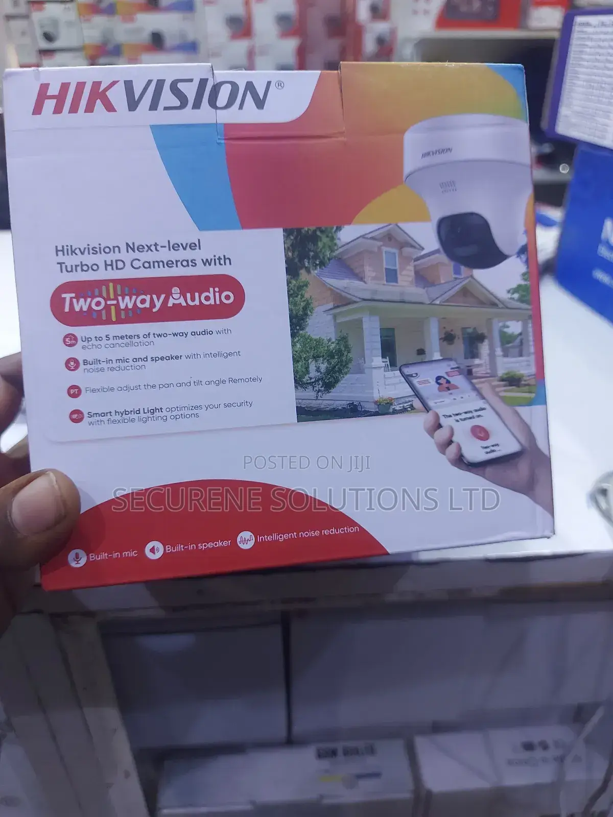 Hikvision 2mp Two Way Audio Siren Fixed Pt Camera