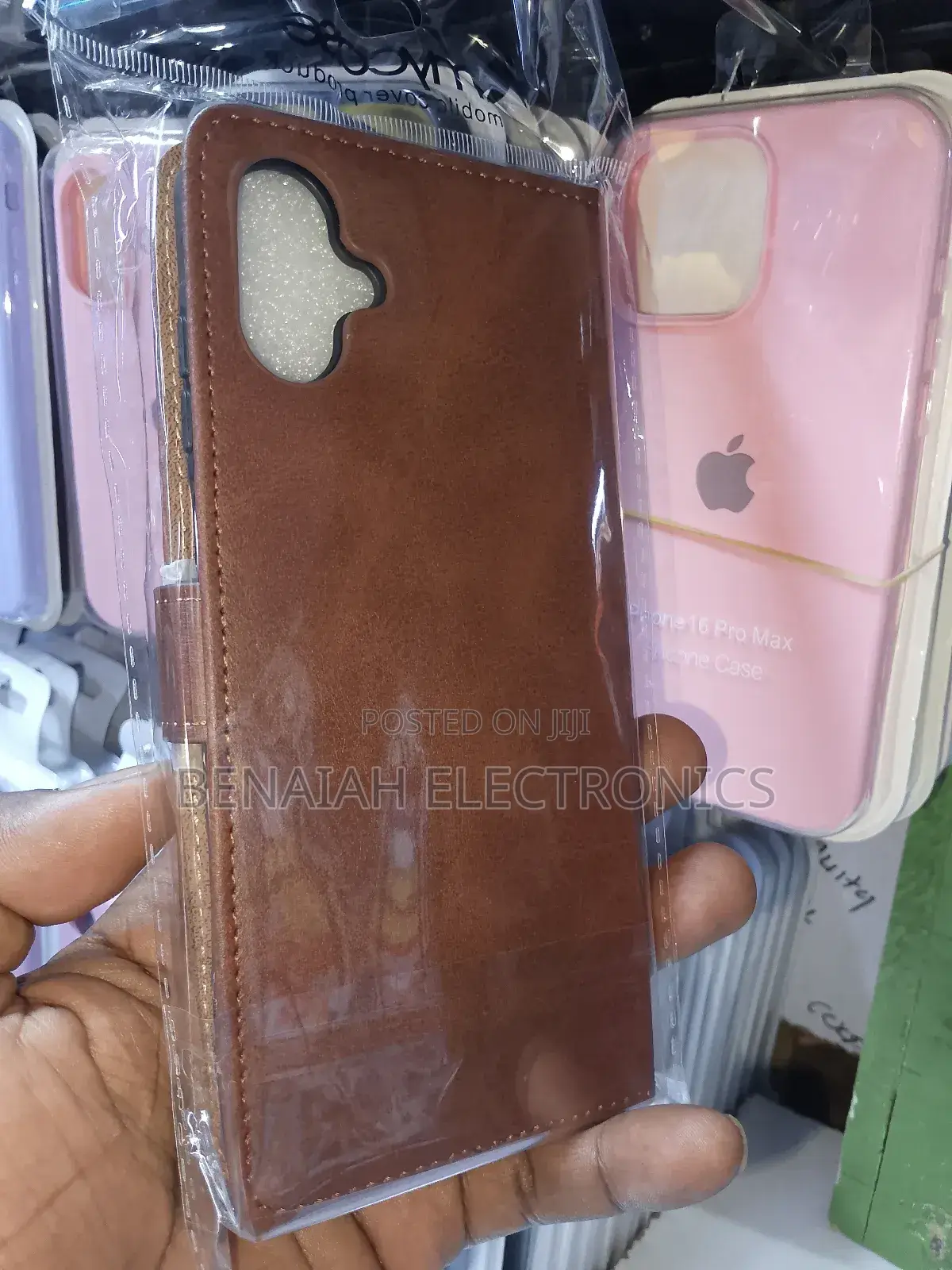 Samsung Cover Ao6 Elegant Leather Flip Cover.All Colors