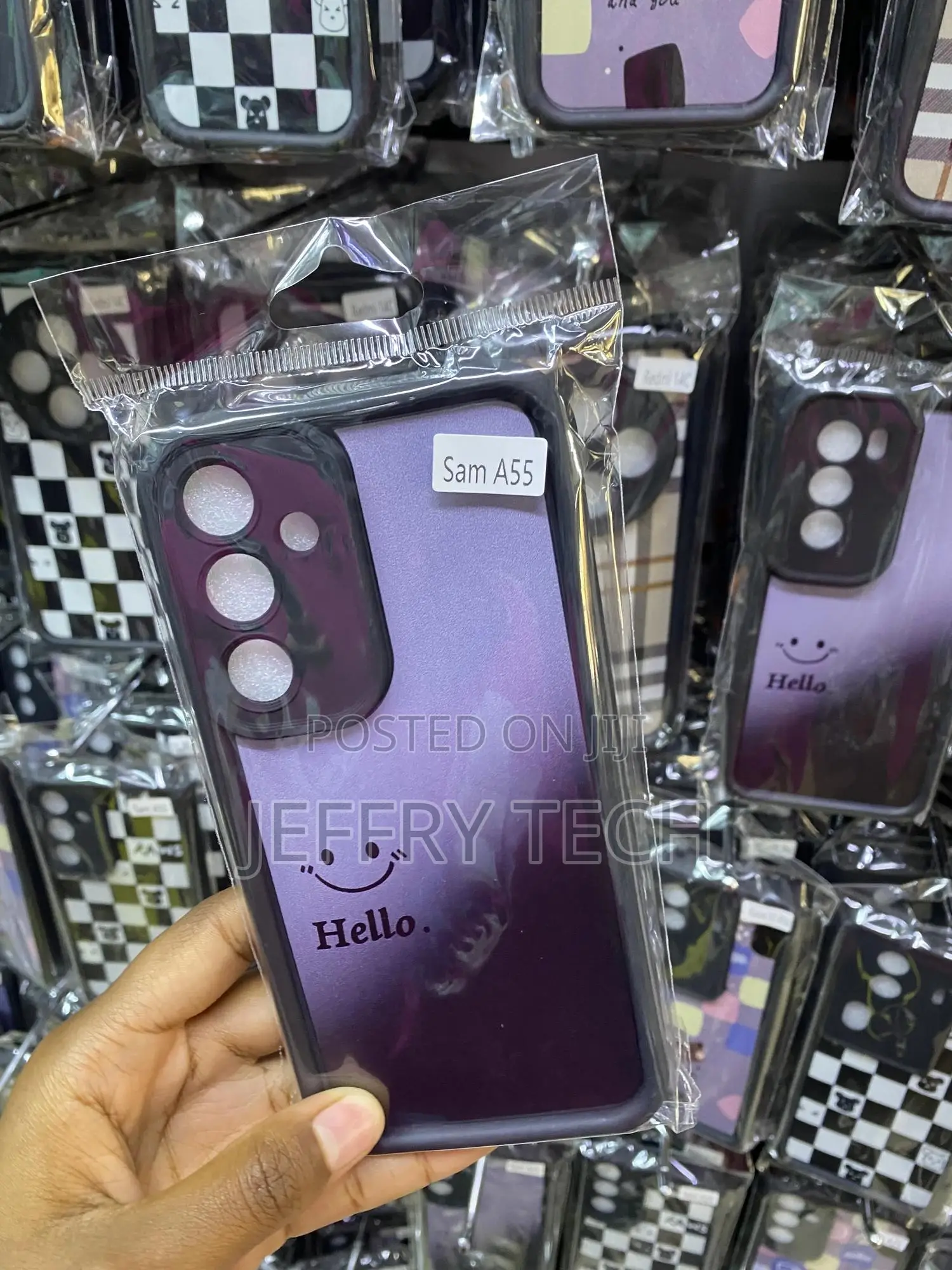 Doyim Plain Tartan Damier Samsang Galaxy A55 Case