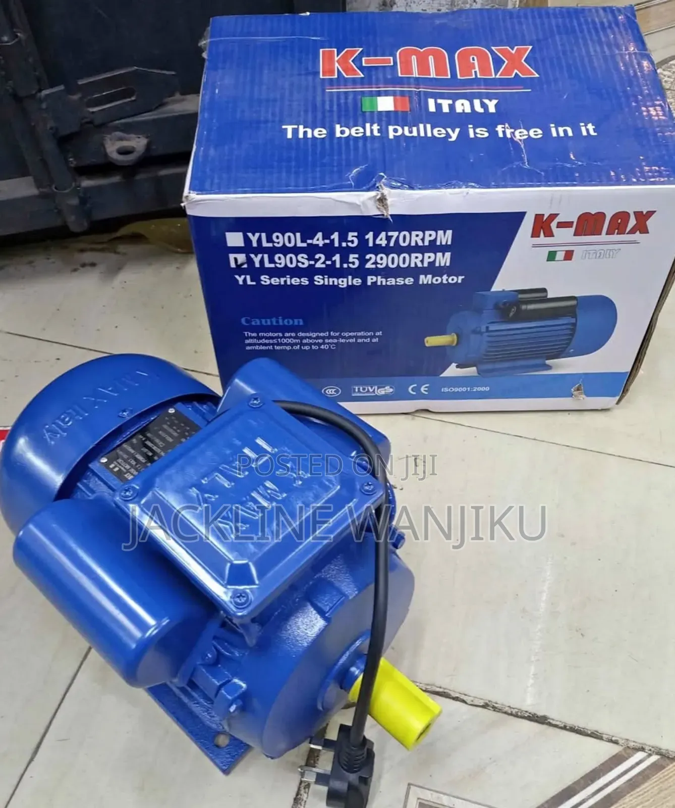 2hp Single Phase Motor/ Italy Electric Single Phase Motor 2