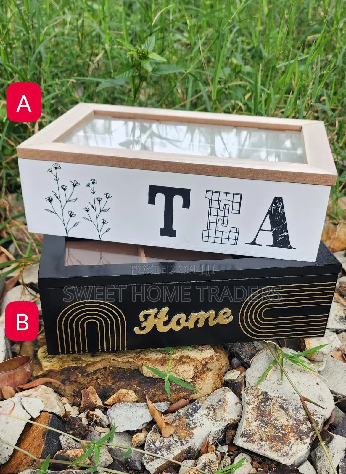 *6 Compartments Wooden Teabag / Coffee Organizer*