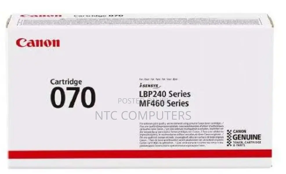Canon 070 Black Toner Cartridge for I-Sensys Lbp240 / Mf4