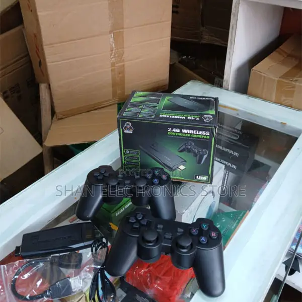 Plug and Play Game Stick Lite Console – Wireless Controllers