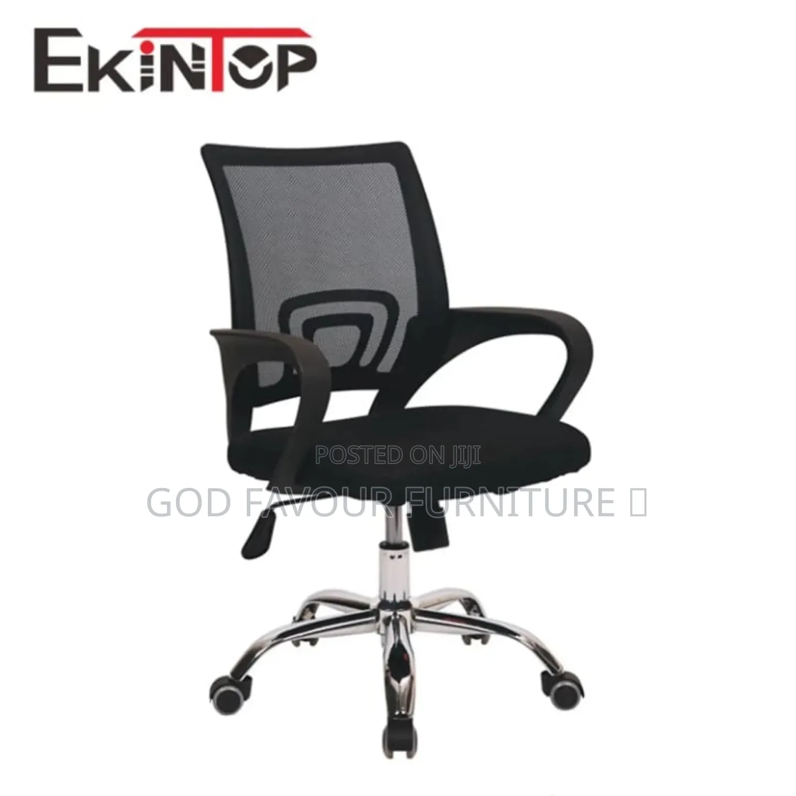 Black Ergonomic Adjustable Mesh Chair Yge3