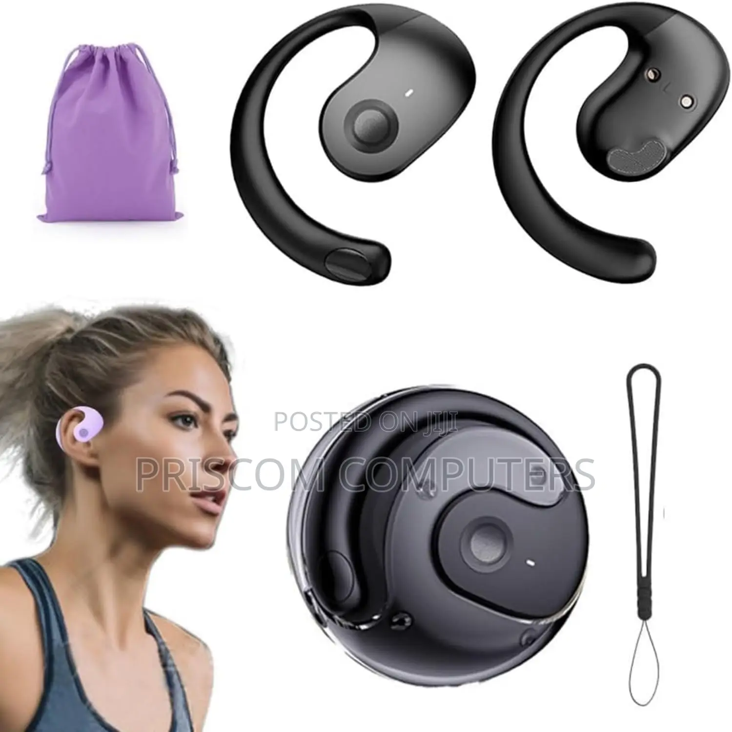 Wireless Bluetooth Headphones Earphone Earbuds for Android