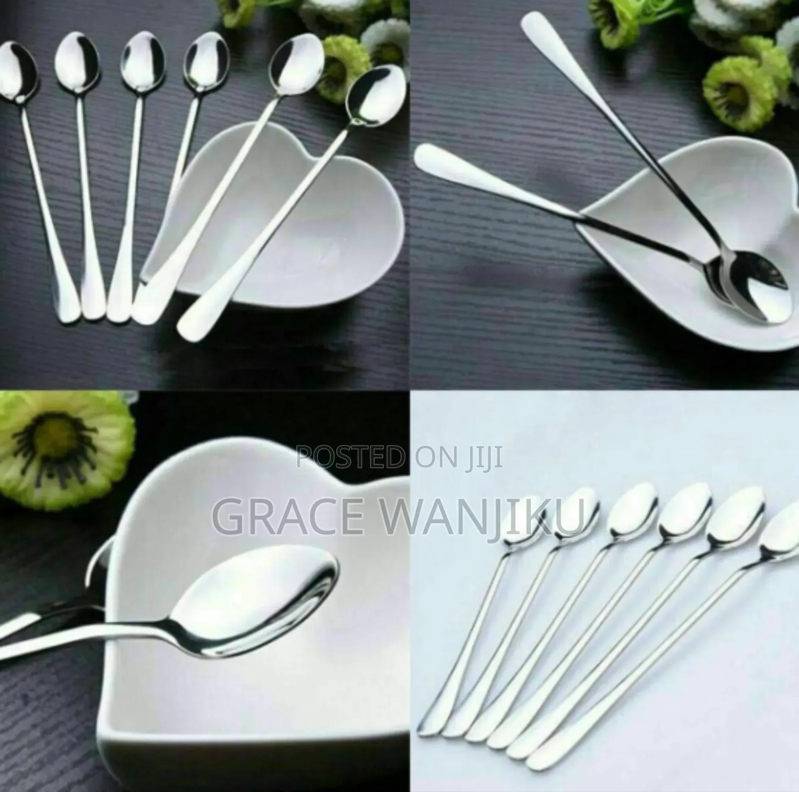 6 Pc Tea Long Spoon