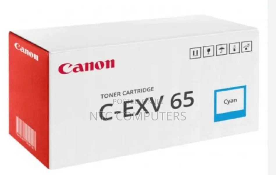 Canon Toner C-Exv 65 Cyan (Yield: 11,000 Pages)