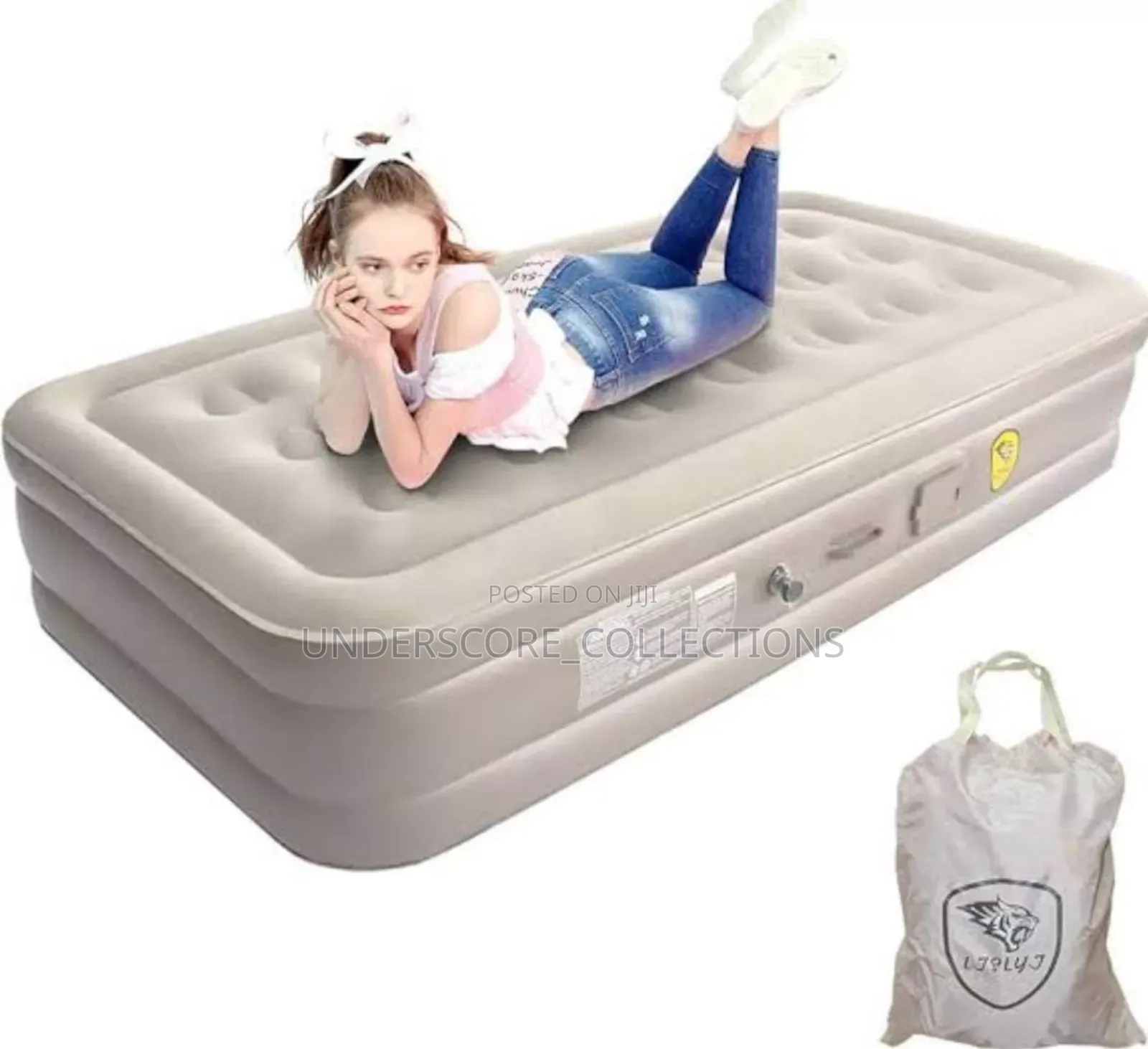 Self Inflatable Bed +2 Inflatable Pillows